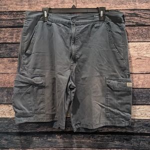 Wrangler Gray Cargo Shorts